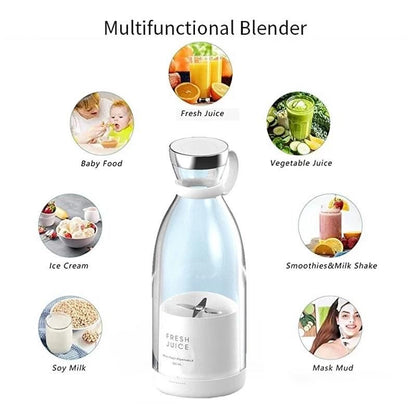 Drosoft Portable USB Blender – Rechargeable Mini Juicer